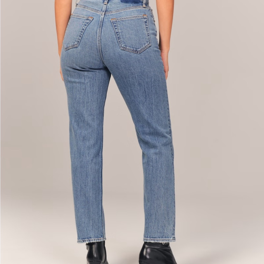 Abercrombie & Fitch - The Ankle Straight Ultra High Rise Jeans - New Without Tag - Picture 4 of 9